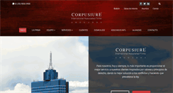 Desktop Screenshot of corpusiure.com.mx
